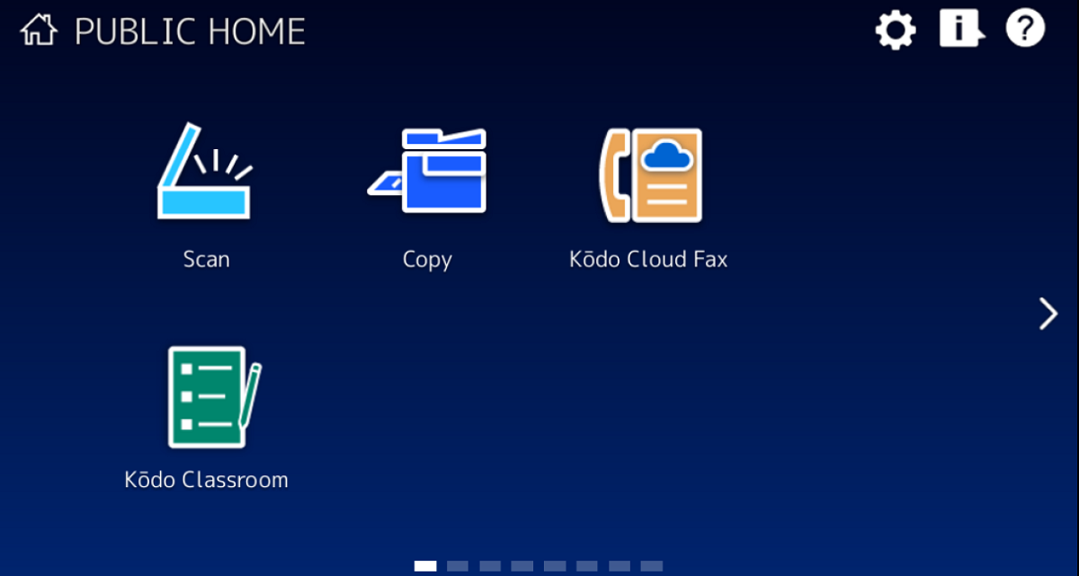 Launch and connect with your classroom system right at the panel