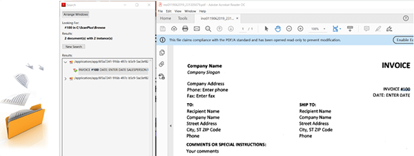Find documents with by any word using standard tools
