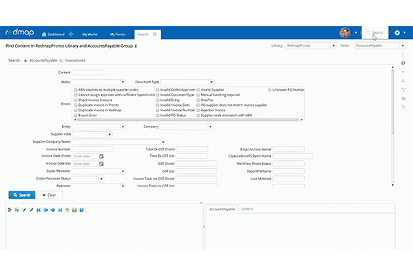 Field-based search