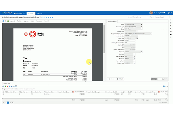 Invoice validation