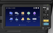 Control panel Toshiba e-STUDIO