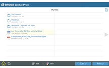 Scan to and print from your cloud storage