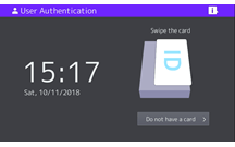 Authenticate with Card or PIN
